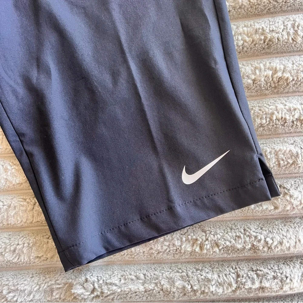 Women's Nike Golf Dri- Fit Black Long Line Shorts- Size 4-6 - Picture 2 of 8